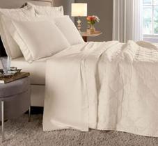 Kit Colcha King Platine Color Matelado 300 Fios Buettner