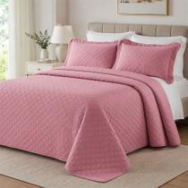 Kit Colcha Le Mans Casal 3pç BecaDecor Kit Colcha Le Mans Casal 3pç BecaDecor