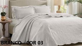 Kit colcha milon dupla face queen 3 peças 150fios