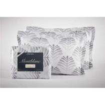 Kit Colcha Montblanc Folhagem 101 Chumbo Solteiro 180x230cm Kit Colcha Montblanc Folhagem 101 Chumbo Solteiro 180x230cm