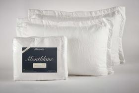 Kit Colcha Montblanc Memory 01 Branco Casal Queen 230x260cm Kit Colcha Montblanc Memory 01 Branco Casal Queen 230x260cm