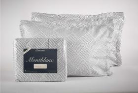 Kit Colcha Montblanc Tafeta 101 Chumbo Solteiro 180X230Cm