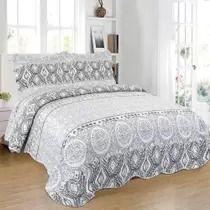 Kit colcha nia bouti infinity king 280x260 des010 3 peças