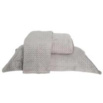 KIT COLCHA NIA ESTOCOLMO 280X260 KING PRATA - 3 Peças