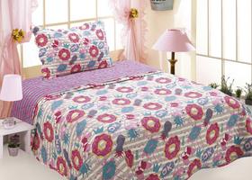 Kit Colcha Patchwork 2 peças Dupla Face160x240 Solteiro Kit Colcha Patchwork 2 peças Dupla Face160x240 Solteiro