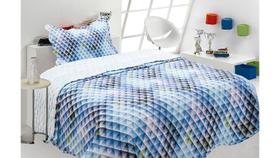 Kit Colcha Patchwork Matelasse Ultra Solteiro 240X160cm - SULTAN