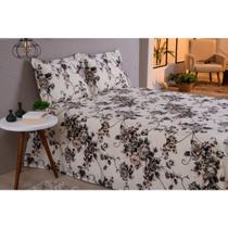 Kit Colcha Piquet Estampado Cris tamanho especial 3,50m X 2,90m