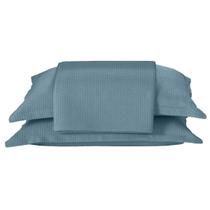 Kit Colcha Piquet Favo Dohler 3 Peças Cama King 100% Algodão