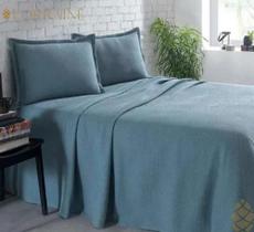 Kit Colcha Piquet Favo Döhler Casal 3 Peças 100% Algodão Kit Colcha Piquet Favo Döhler Casal 3 Peças 100% Algodão