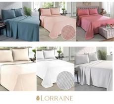 Kit Colcha Piquet Favo Döhler Queen 3 Peças 100% Algodão