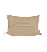 Kit Colcha Piquet Favo King Teka Gênova 240X280 100% Algodão