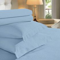 Kit Colcha Piquet Favo Queen Teka Gênova 03 Peças ul