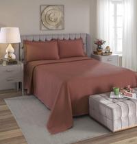 Kit Colcha Piquet King Dohler Lisa Favo 100% Algodão Kit Colcha Piquet King Dohler Lisa Favo 100% Algodão