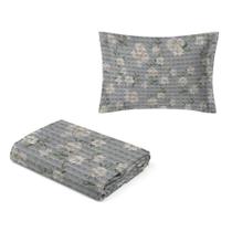 Kit Colcha Piquet Solteiro - 100% Algodão