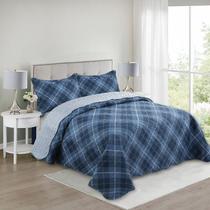 Kit Colcha + Porta Travesseiro Bouti Casal Estampa Teka