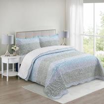 Kit Colcha + Porta Travesseiro Bouti Solteiro Teka Estampadas