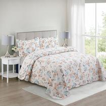 Kit Colcha + Porta Travesseiro Bouti Solteiro Teka Estampadas