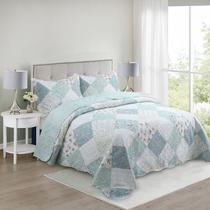 Kit Colcha + Porta Travesseiro Bouti Solteiro Teka Estampadas