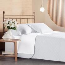 Kit Colcha Queen 200 Fios Andreza Privilege Branco Kit Colcha Queen 200 Fios Andreza Privilege Branco