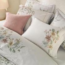 Kit Colcha Queen 300 Fios Cetim Isla 100% Algodão Karsten