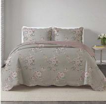 Kit Colcha Queen 3pçs Boutis 150 Fios Corttex Sort 09