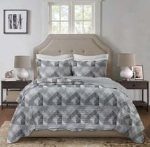 Kit Colcha Queen 3pçs Boutis 150 Fios Corttex Sort10