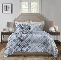 Kit Colcha Queen 3pçs Boutis 150 Fios Corttex Sort10