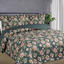 Kit Colcha Queen Cobre Leito Habitat C/ Porta Travesseiro 100% Poliéster Kit Colcha Queen Cobre Leito Habitat C/ Porta Travesseiro 100% Poliéster