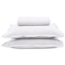 Kit Colcha Queen Döhler Piquet Branco