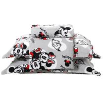 Kit Colcha Queen Döhler Piquet Mickey e Minnie 14 100% Algodão