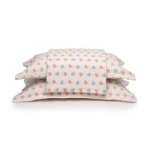Kit Colcha Queen Döhler Piquet Venus C Corações