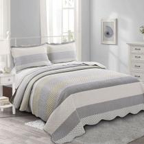 Kit Colcha Queen Evolution Patchwork 240cmx260 cm