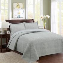 Kit Colcha Queen Matelassê 3 Peças - Provence Linho Kit Colcha Queen Matelassê 3 Peças - Provence Linho