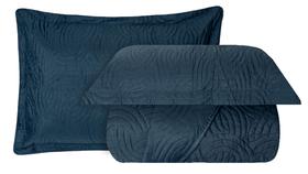 Kit Colcha Queen Patchwork Lisa 3 Peças Realce Premium