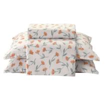Kit Colcha Queen Piquet Dohler Favo Estampado 3 Pçs 100% Algodão