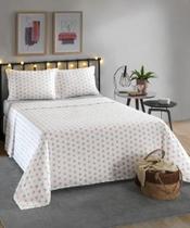 Kit Colcha Queen Piquet Estampada 2,40 x 2,50 com Porta Travesseiros Dohler - Venus