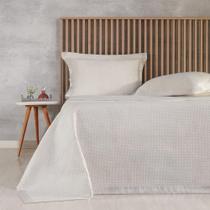 Kit Colcha Queen Satinatta Cetim 100% Poliéster 240x260cm Biscuit