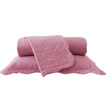 Kit Colcha Rozac Bouti Classic Floral - Casal 3 Peças - Kit Colcha Rozac Bouti Classic Floral - Casal 3 Peças -