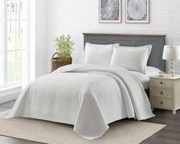 KIT COLCHA ROZAC ETERNITY KING DES 06 BRANCO - 3 Peças