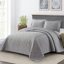 Kit Colcha Rozac Jacquard Eternity Wave - Queen - 240x260cm