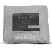 Kit Colcha Santorini Queen Macio Porta Travesseiro Tessi Kit Colcha Santorini Queen Macio Porta Travesseiro Tessi