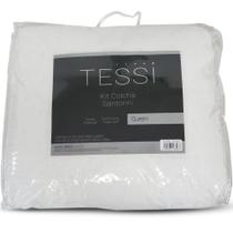 Kit Colcha Santorini Queen Macio Porta Travesseiro Tessi Kit Colcha Santorini Queen Macio Porta Travesseiro Tessi