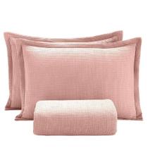 Kit Colcha Solteiro 160x250 Lisa Piquet - 100%Algodão