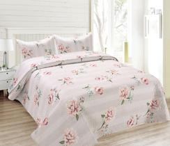 Kit Colcha Solteiro 2 Peças Patchwork Ultrassônica Alice