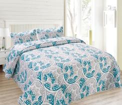 KIt Colcha Solteiro 2 Peças Patchwork Ultrassônica Helena