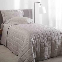 Kit Colcha Solteiro 300 Fios Damask Stripes Kaki Buddemeyer Kit Colcha Solteiro 300 Fios Damask Stripes Kaki Buddemeyer