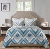 Kit Colcha Solteiro 3pçs Boutis 150 Fios Corttex Sort10