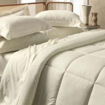 Kit Colcha Solteiro Bossa Branco 100% Algodão Karsten