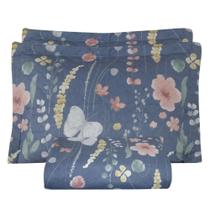 Kit Colcha Solteiro Bouti Cobre Leito Estampado 2 Peças Cor:Blosson