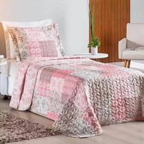 Kit Colcha Solteiro Bouti Kids Dupla Face Estampada e Matelado Bia Enxovais